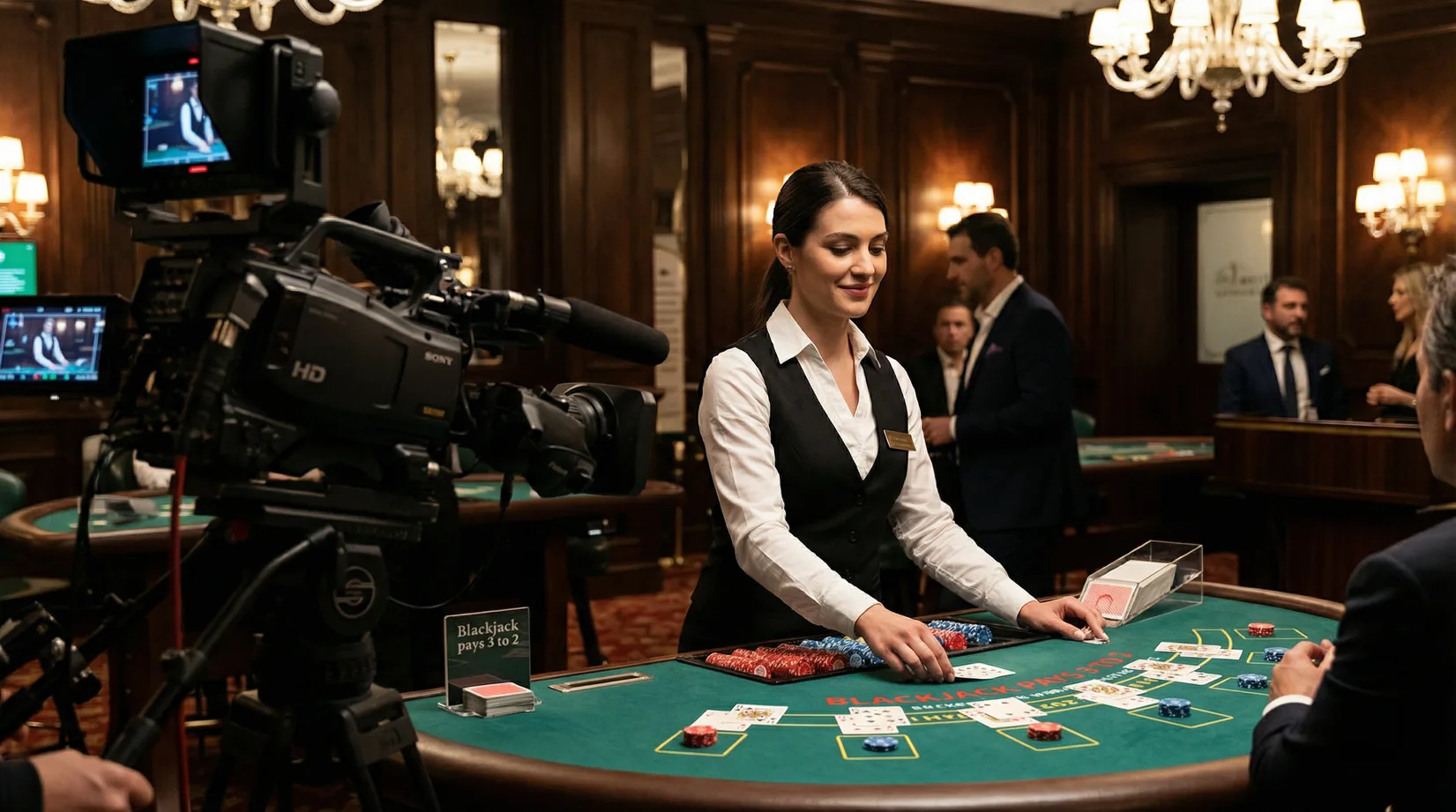 Live Casino GoldBet dealer